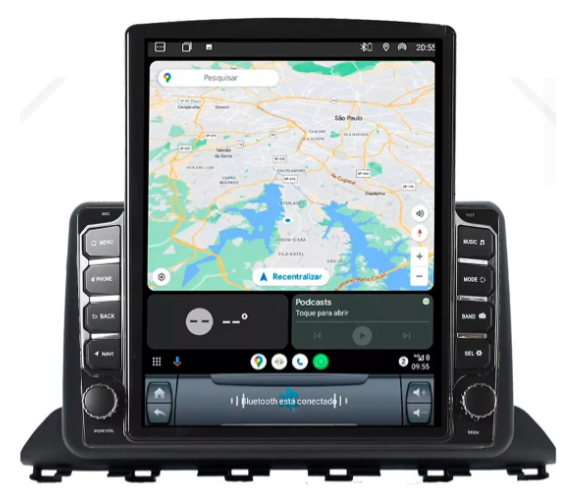 Multimidia Tesla Hb20 9,7p Android Auto Carplay 64gb - COD 157