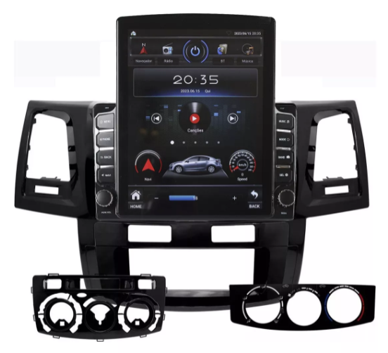 Multimidia Tesla Hilux Sw4 9,7p Android Auto Carplay 4/64gb