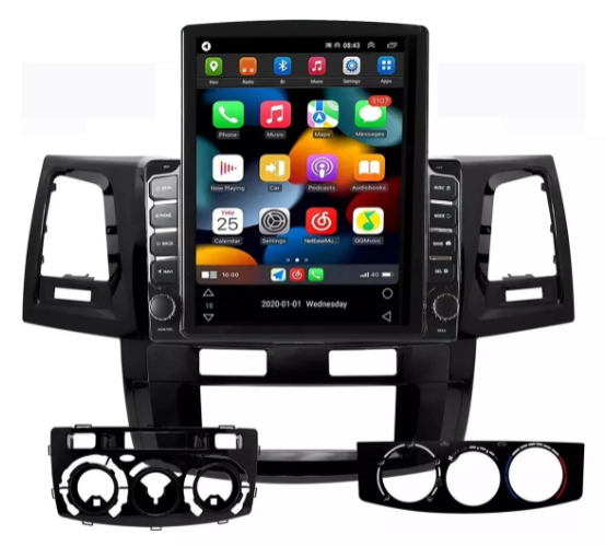 Multimidia Tesla Hilux Sw4 9,7p Android Auto Carplay 4/64gb