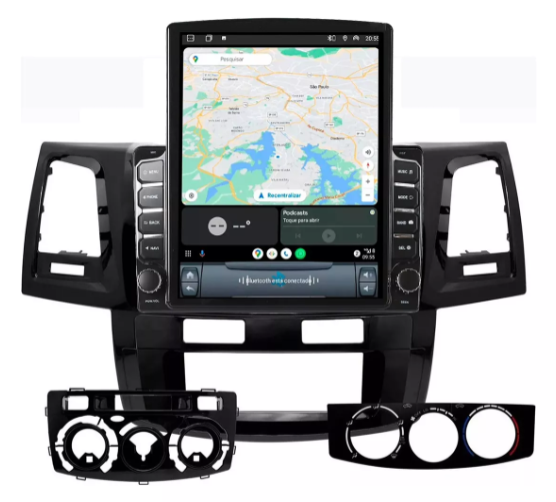 Multimidia Tesla Hilux Sw4 9,7p Android Auto Carplay 4/64gb