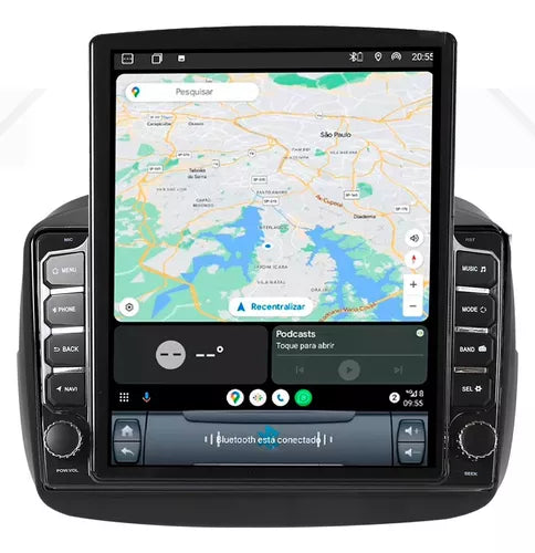 Multimidia Tesla Mobi 9,7p Android Auto Carplay 4/64gb