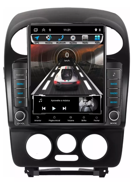 Multimidia Tesla New Beetle 9,7p Android Auto Carplay 4/64gb - COD 1169