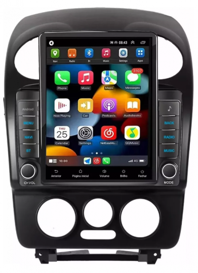 Multimidia Tesla New Beetle 9,7p Android Auto Carplay 4/64gb - COD 1169