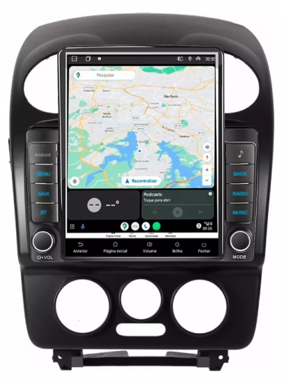 Multimidia Tesla New Beetle 9,7p Android Auto Carplay 4/64gb - COD 1169