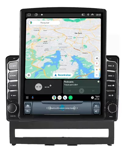 Multimidia Tesla Siena 9,7p Android Auto Carplay 64gb