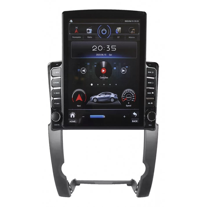 Multimidia Tesla Sorento 9,7p Android Auto Carplay 64gb