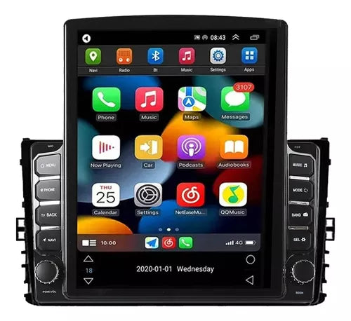 Multimidia Tesla Tcross 9,7p Android Auto Carplay 64gb