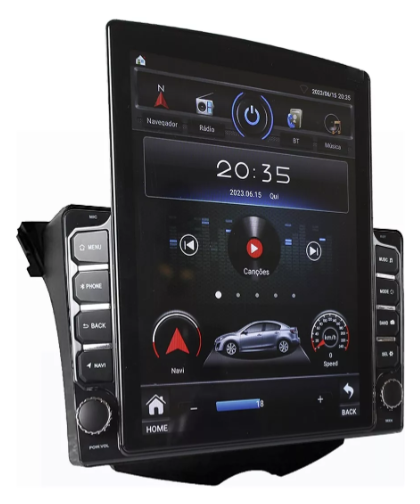 Multimidia Tesla Veloster 9,7p Android Auto Carplay 64gb