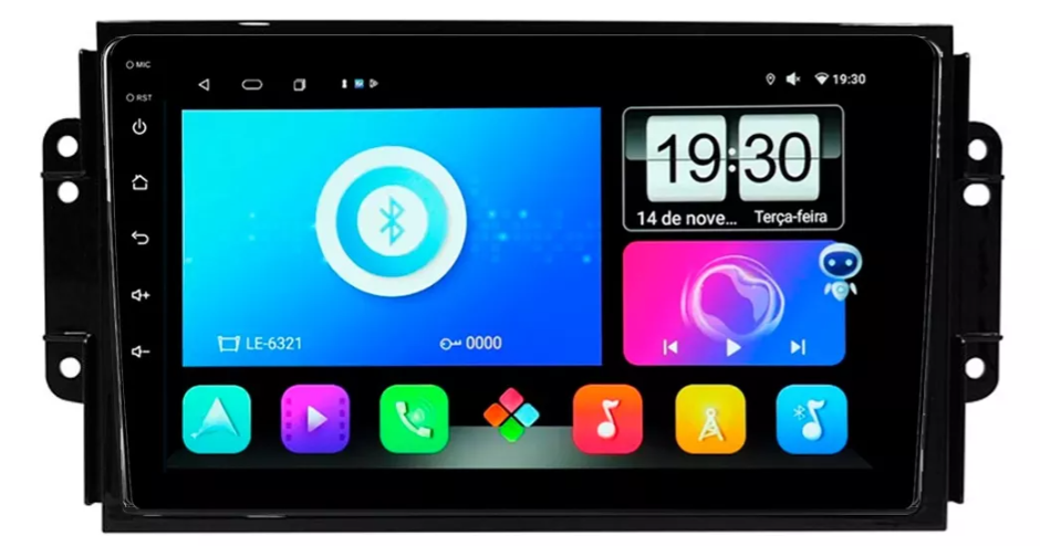 Multimidia Tiggo 2 9p Android Quadcore 2gb Carplay