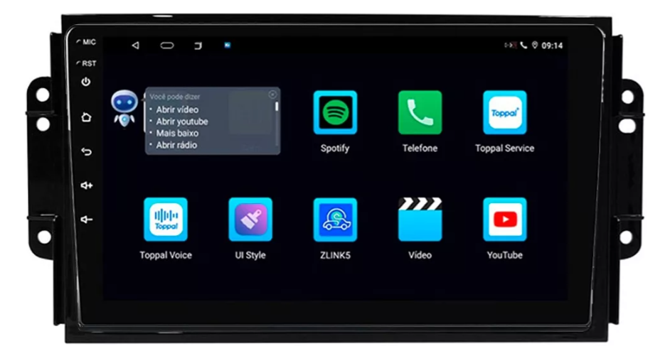 Multimidia Tiggo 2 9p Android Quadcore 2gb Carplay