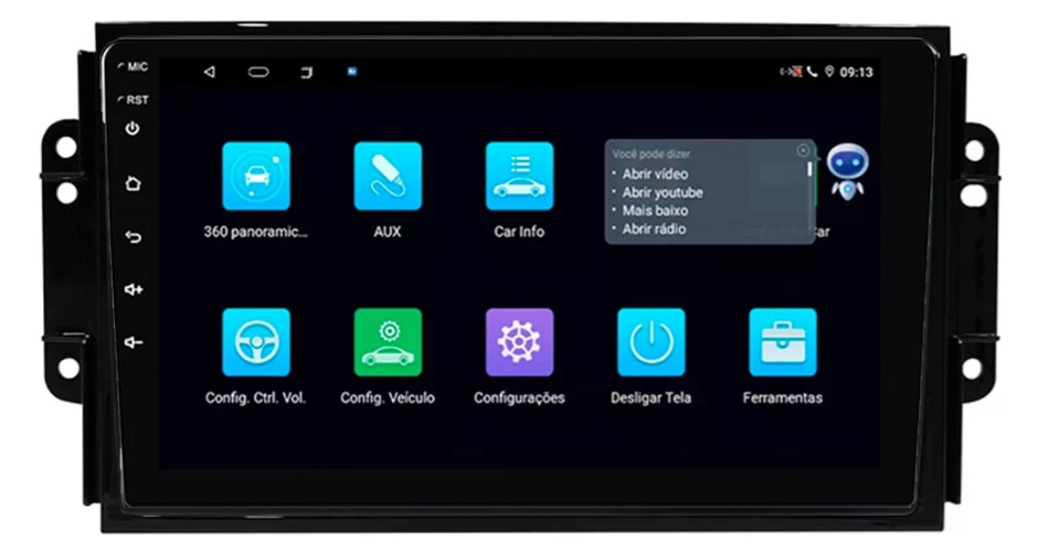 Multimidia Tiggo 2 9p Android Quadcore 2gb Carplay