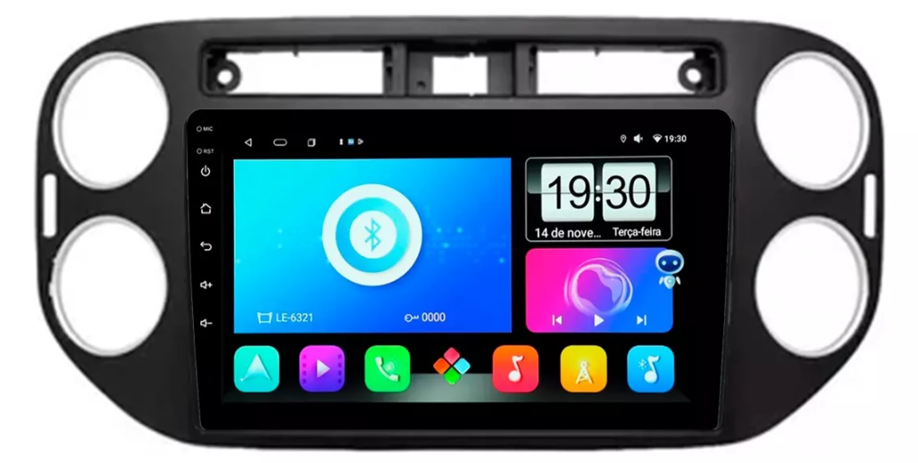 Multimidia Tiguan 9p Android Quadcore 2gb Carplay