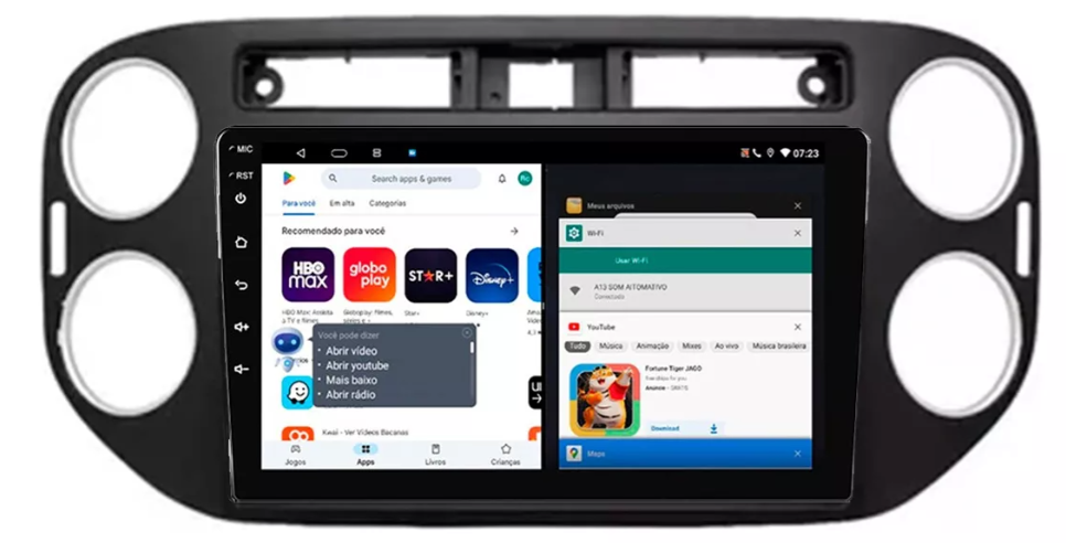 Multimidia Tiguan 9p Android Quadcore 2gb Carplay
