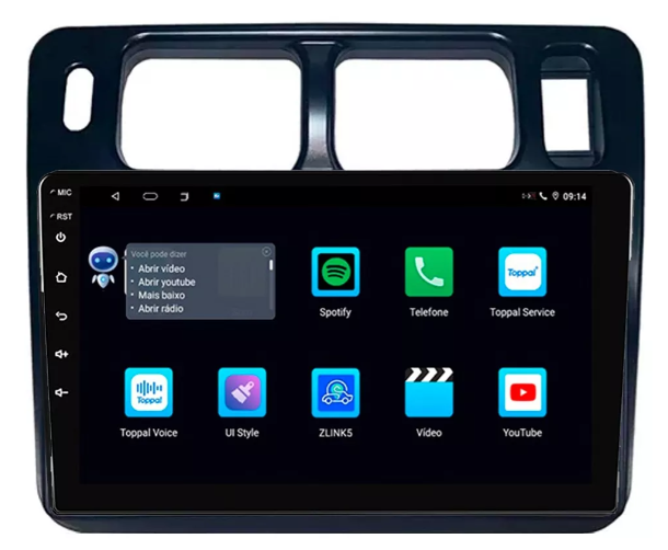 Multimidia Tr4 9p Android Octacore 4GB Carplay