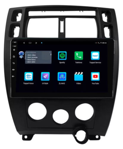 Multimidia Tucson 9p Android Octacore 4GB Carplay