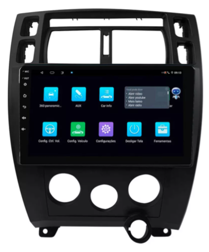 Multimidia Tucson 9p Android Octacore 4GB Carplay