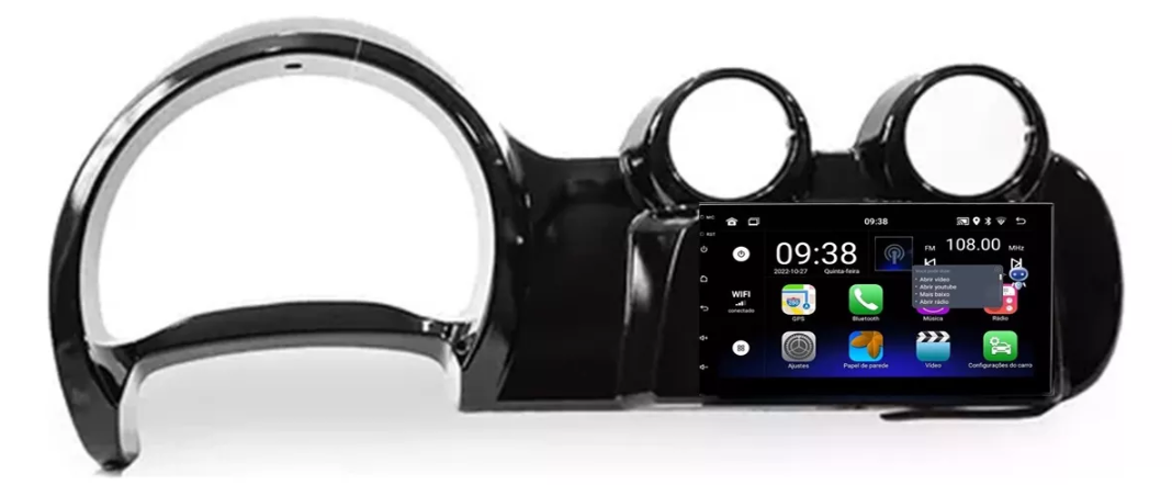 Multimidia Uno Vivace 7p Android OctaCore 4gb Carplay Voz