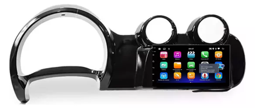 Multimidia Uno Vivace 7p Android OctaCore 4gb Carplay Voz