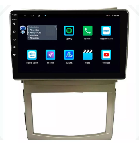 Multimidia Vera Cruz 9p Android Octacore 4GB Carplay
