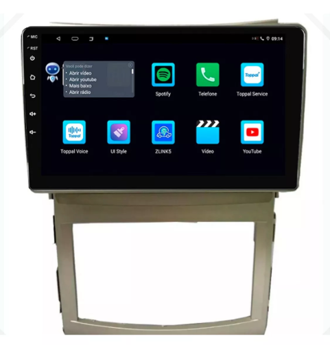 Multimidia Vera Cruz 9p Android Octacore 6gb Carplay 4g
