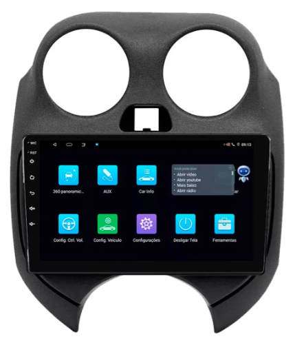 Multimidia Versa 9p Android Quadcore 2gb Carplay