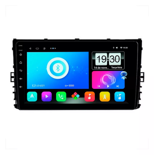 Multimidia Virtus 9p Android Octacore 6gb Carplay 4g