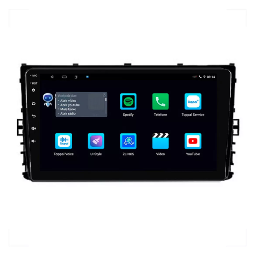 Multimidia Virtus 9p Android Octacore 6gb Carplay 4g