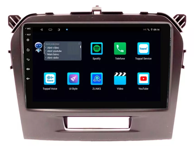 Multimidia Vitara 9p Android Octacore 4GB Carplay