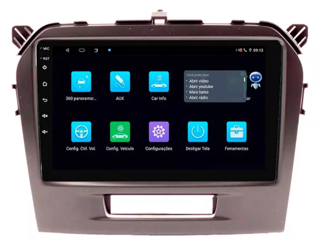 Multimidia Vitara 9p Android Octacore 4GB Carplay