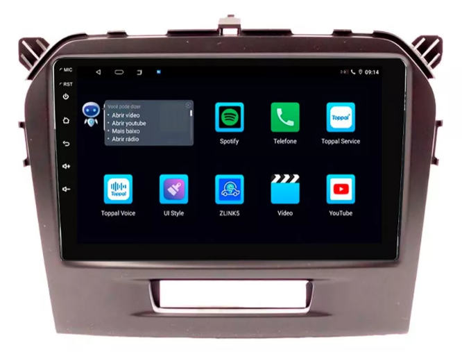 Multimidia Vitara 9p Android Octacore 6gb Carplay 4g