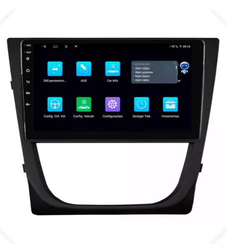 Multimidia Vw Saveiro G5 9p Android Octacore 4GB Carplay - COD 717