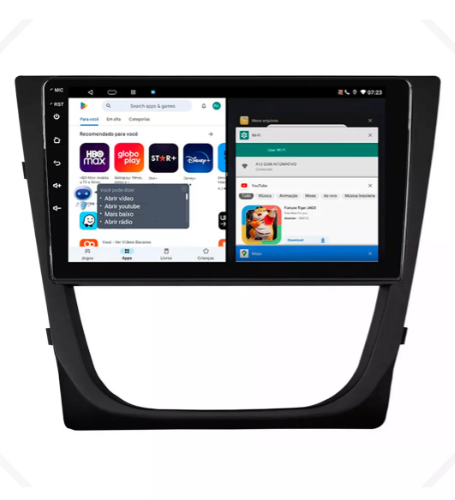 Multimidia Vw Saveiro G5 9p Android Octacore 4GB Carplay - COD 717