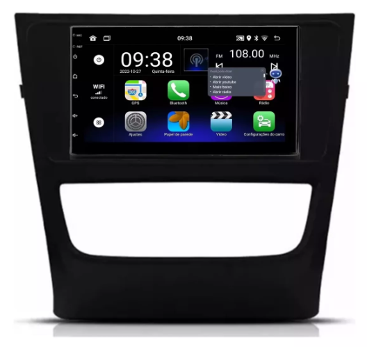 Multimidia Vw Saveiro G6 7p Android OctaCore 4gb Carplay Voz