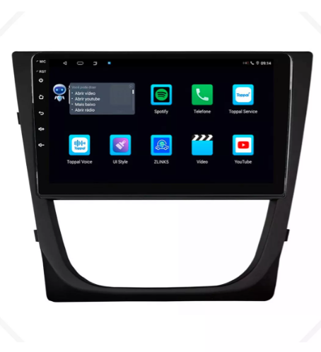 Multimidia Vw Saveiro G6 9p Android Quadcore 2gb Carplay