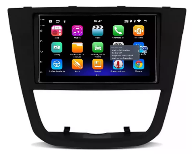 Multimidia Vw Voyage G5 7p Android OctaCore 4gb Carplay Voz