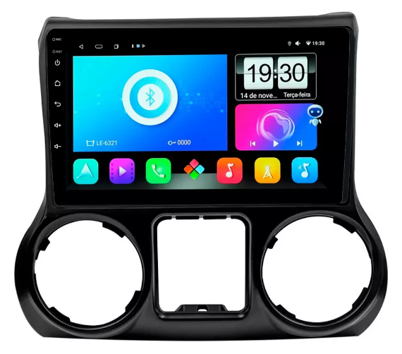 Multimidia Wrangler 9p Android Octacore 4GB Carplay