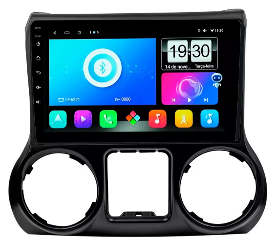 Multimidia Wrangler 9p Android Quadcore 2gb Carplay