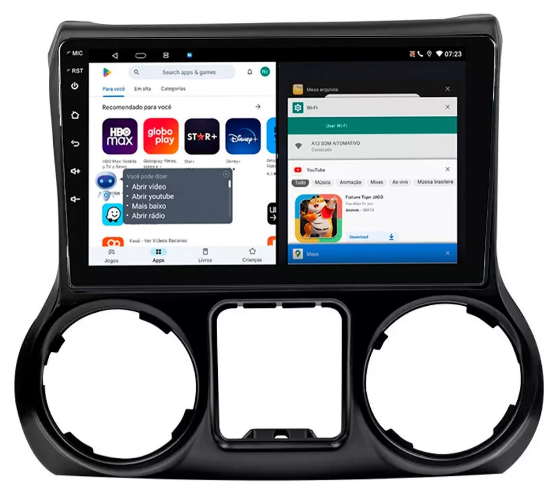 Multimidia Wrangler 9p Android Quadcore 2gb Carplay