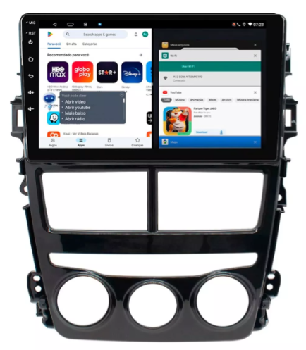 Multimidia Yaris Analogico 9p Android  6gb Carplay