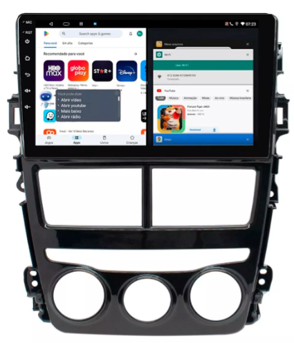 Multimidia Yaris Analogico 9p Android Quadcore 2gb Carplay