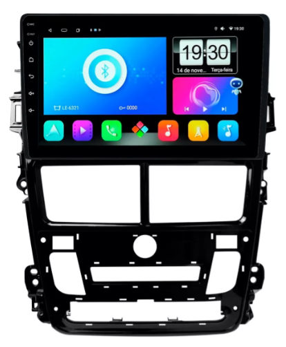 Multimidia Yaris Digial 9p Android Octacore 4GB Carplay