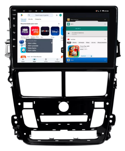 Multimidia Yaris Digial 9p Android Octacore 6gb Carplay