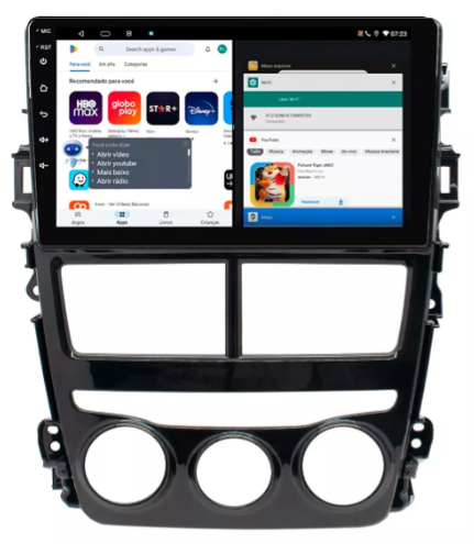 Multimidia Yaris Digital 9p Android Quadcore 2gb Carplay